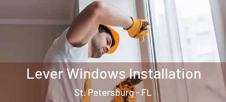  Lever Windows Installation St. Petersburg - FL